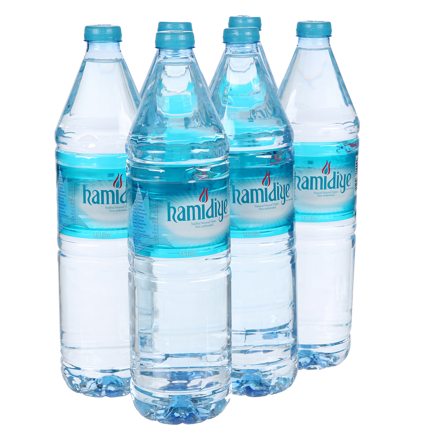 Hamidiya Natural Spring Water 1.5 L × 6 Pack