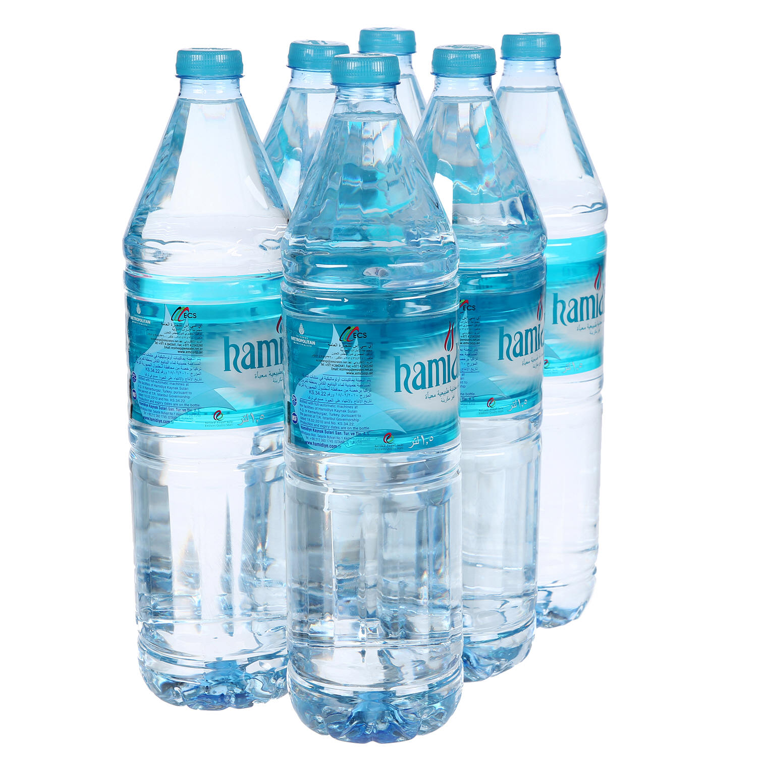 Hamidiya Natural Spring Water 1.5 L × 6 Pack