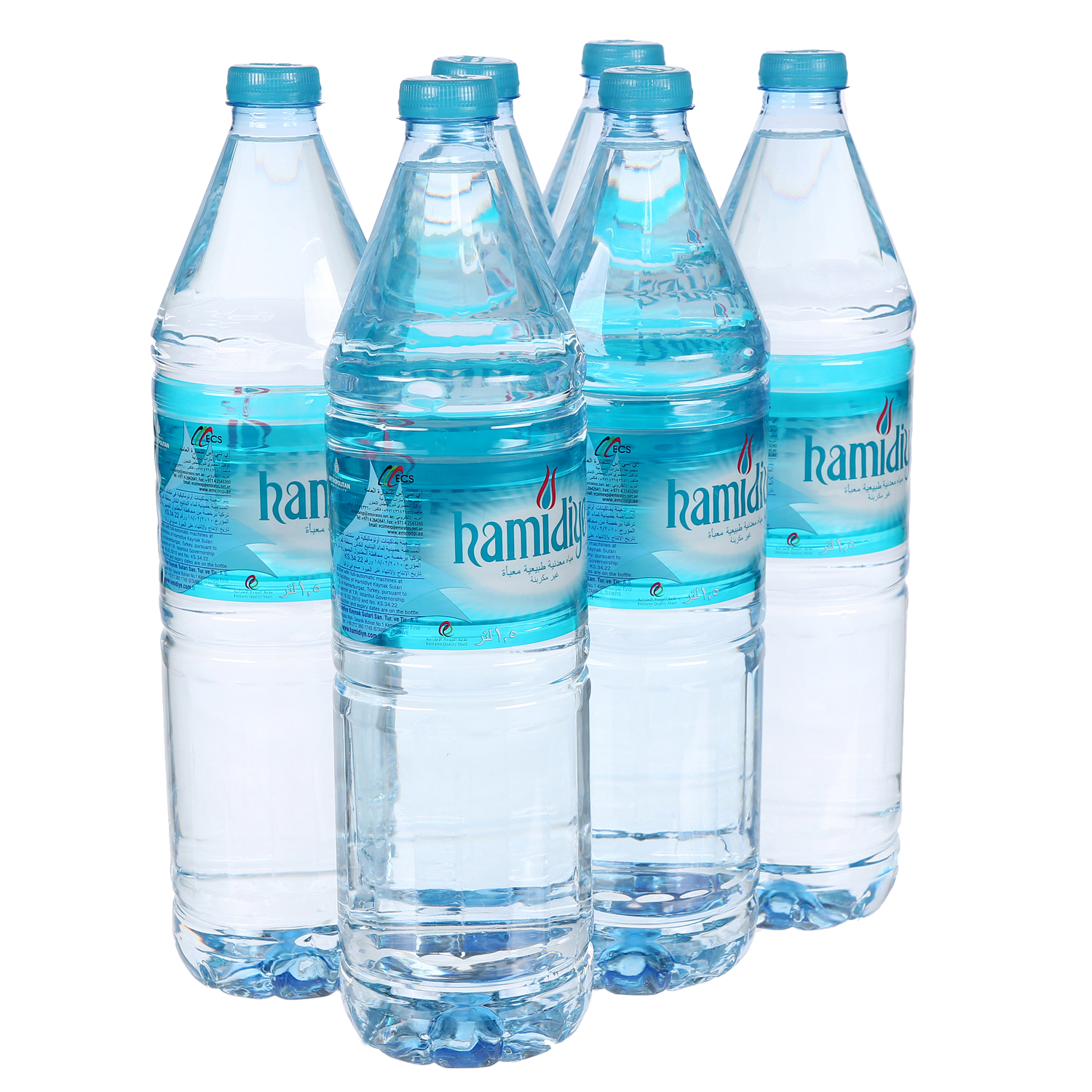 Hamidiya Natural Spring Water 1.5 L × 6 Pack