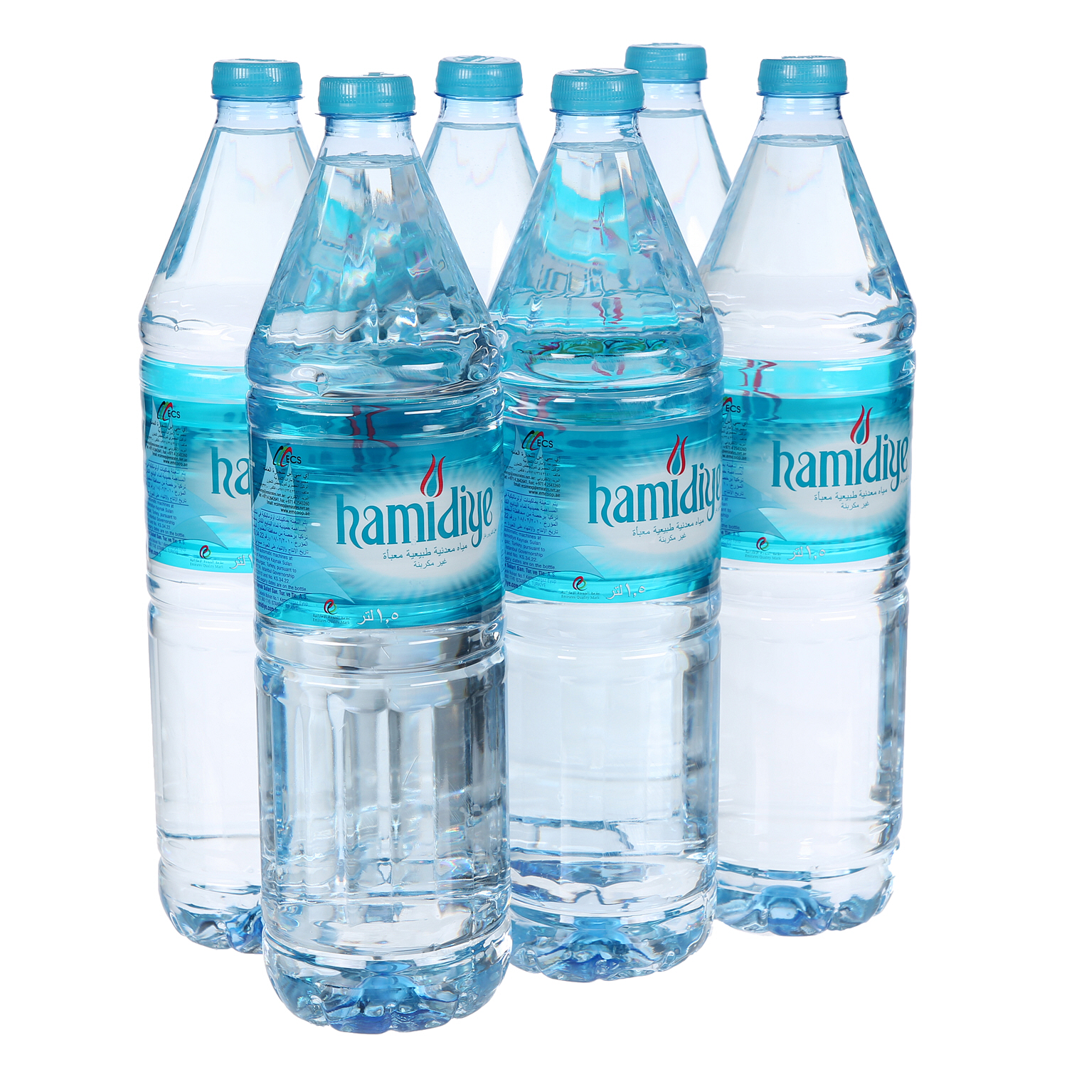 Hamidiya Natural Spring Water 1.5 L × 6 Pack