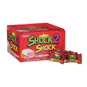 Saadet Shock 2 Shock Sour Cherry Gum 4 g