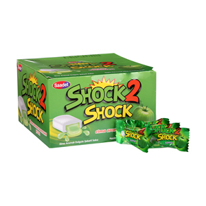 Saadet Shock 2 Shock Sour Apple Gum 4 g