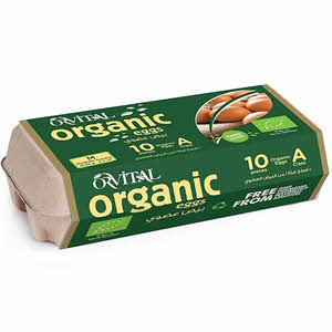 Orvital Organic Medium Brown Eggs 10 Pieces