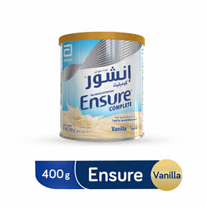 Abbott Ensure Complete Vanilla Flavor Formulated Milk Powder 400gm