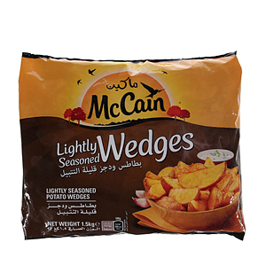 McCain Seasoned Wedges French Fries 1.5 Kg