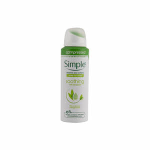 Simple Soothing Fragrance Free Antiperspirant For Women 125ml