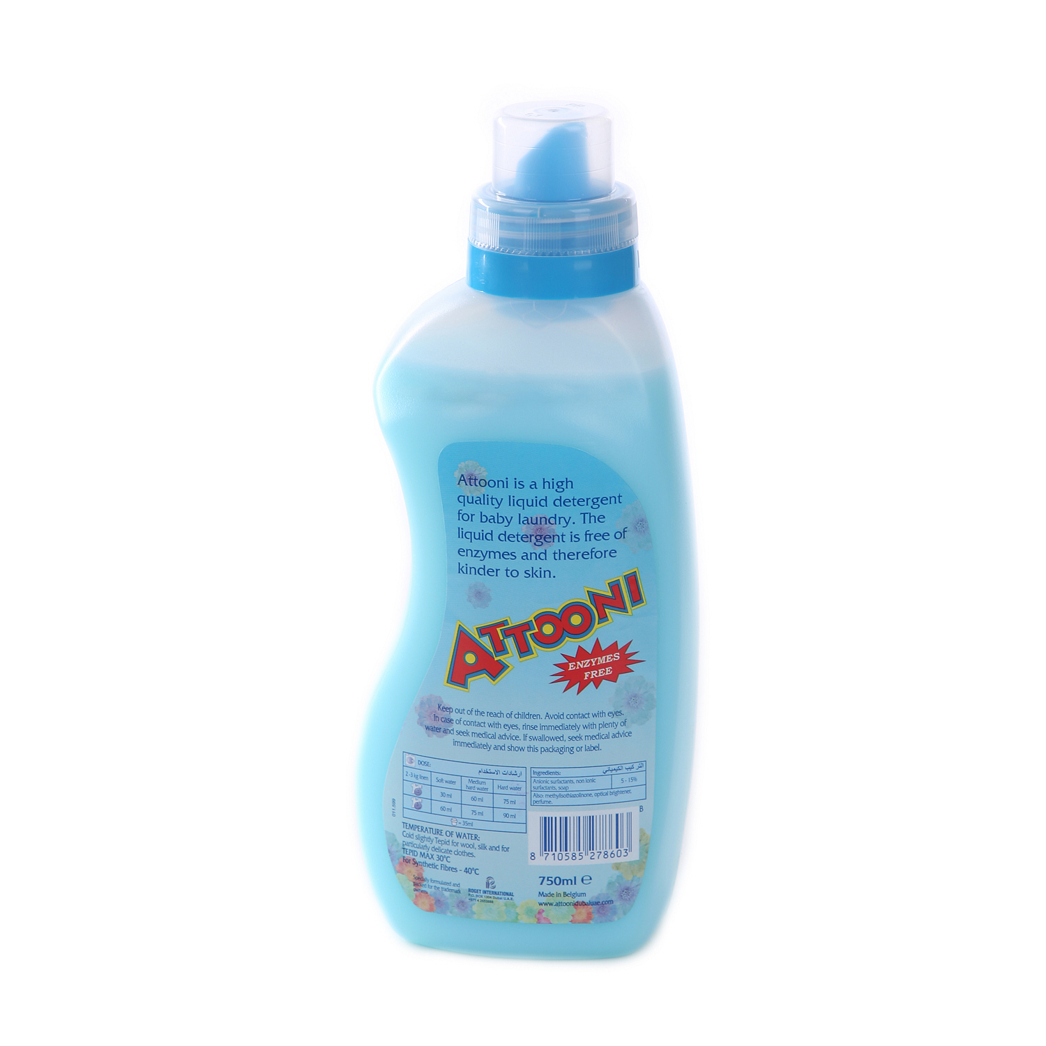 Attooni Washing Liquid Blue 750 ml