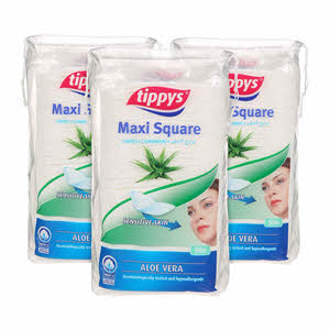 Tippys Maxi Square Aloe Vera / Silk / Sweet Almond 50S×3PCS