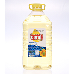 Coroli Sunflower Oil Plastic Bottle Can 5 L