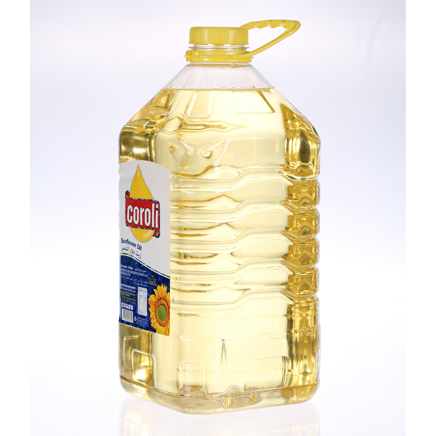 Coroli Sunflower Oil Plastic Bottle Can 5 L