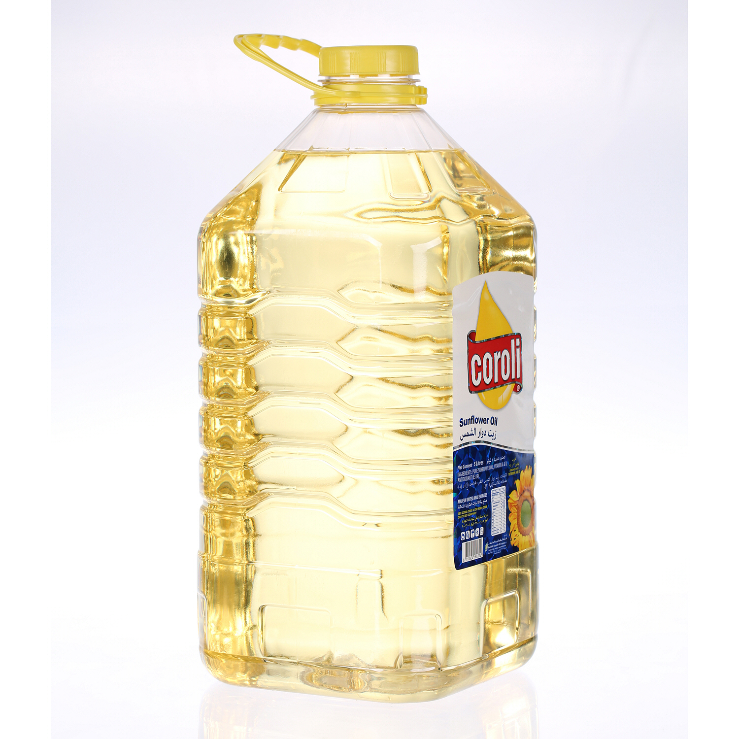 Coroli Sunflower Oil Plastic Bottle Can 5 L