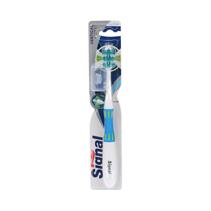 Signal Toothbrush Vertical Expert Medium 1 Pieces Assorted Color