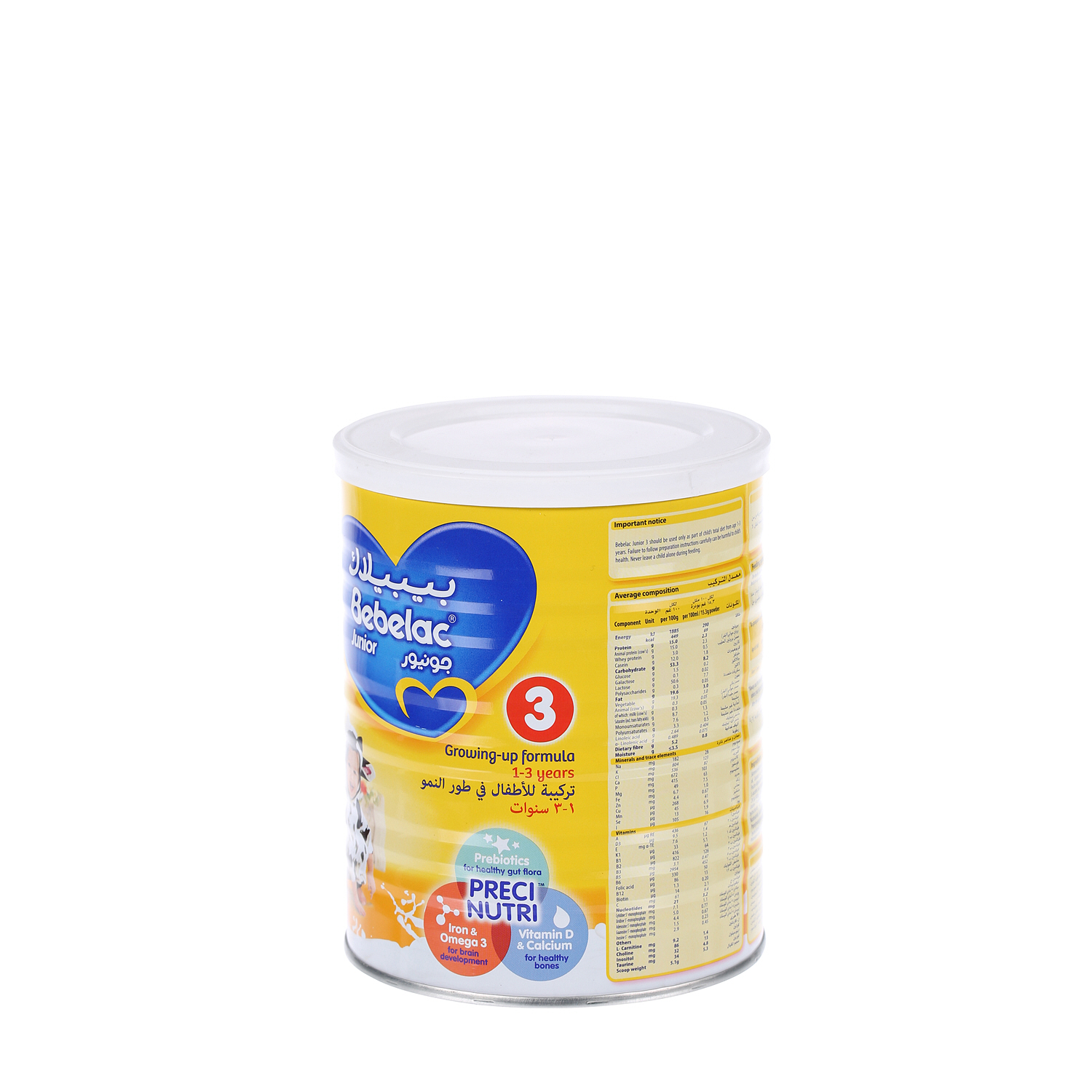 Bebelac Junior No.3 Milk Powder Growing up Formula 400gm