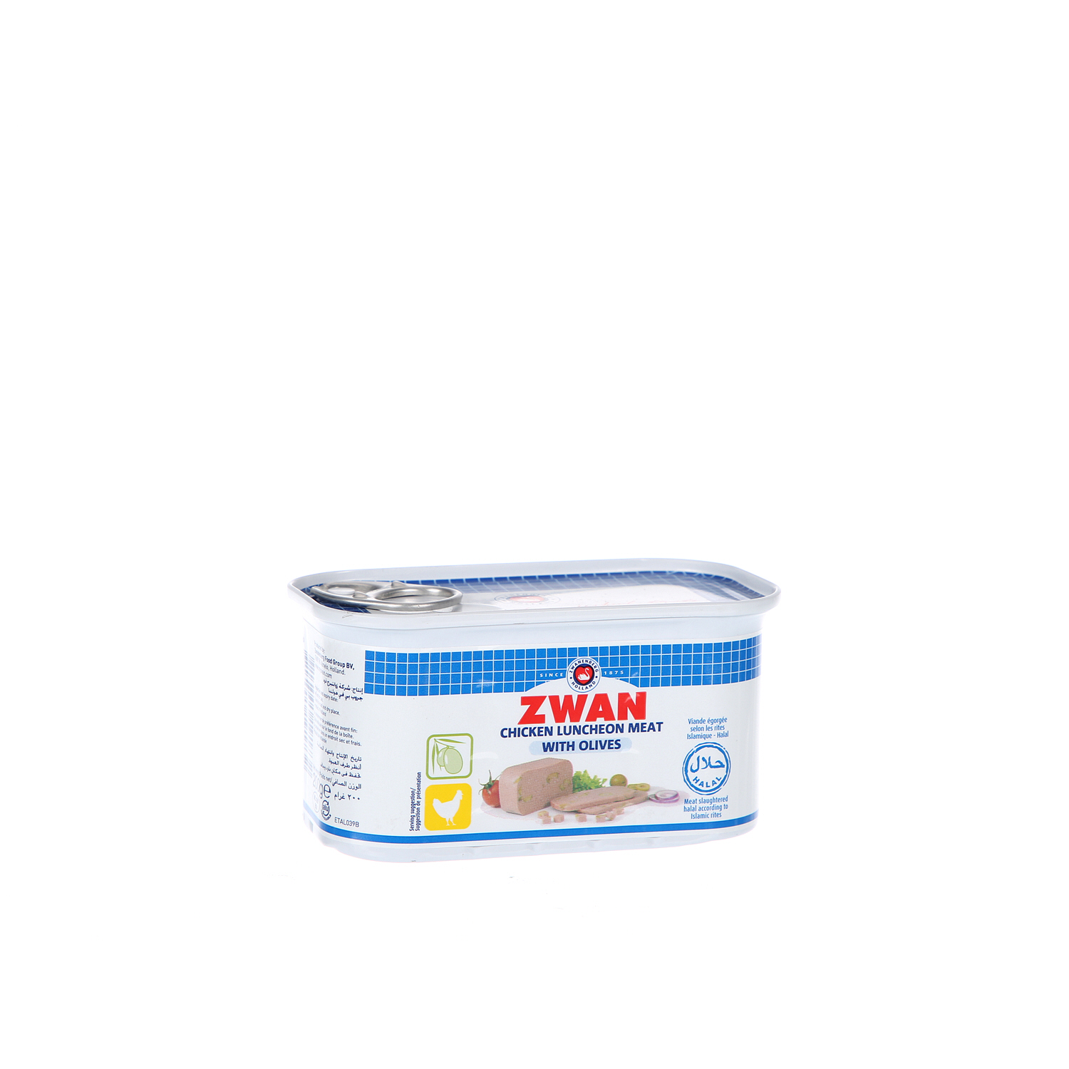 Zwan Chicken Luncheon Meat With Olives 200 g