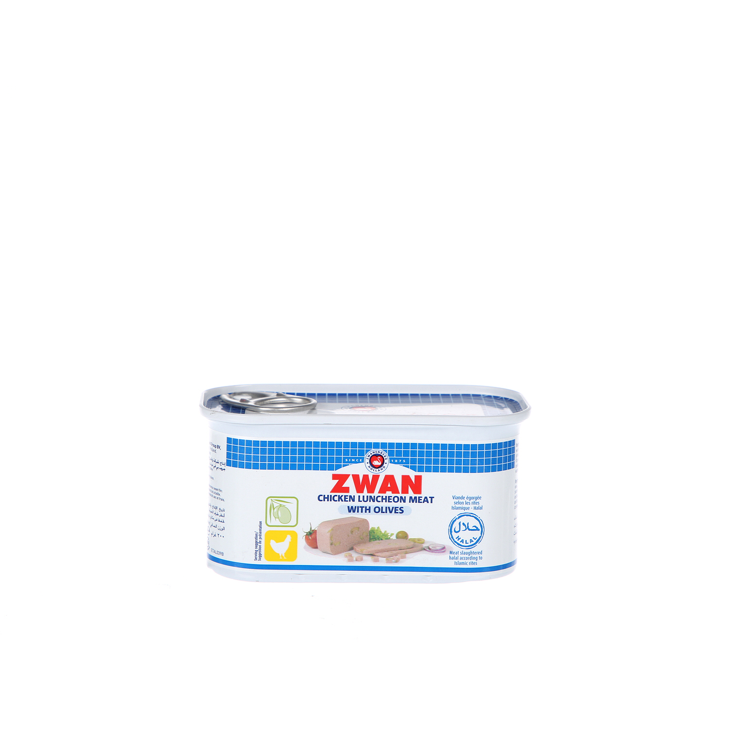 Zwan Luncheon Meat with Olives 200gm