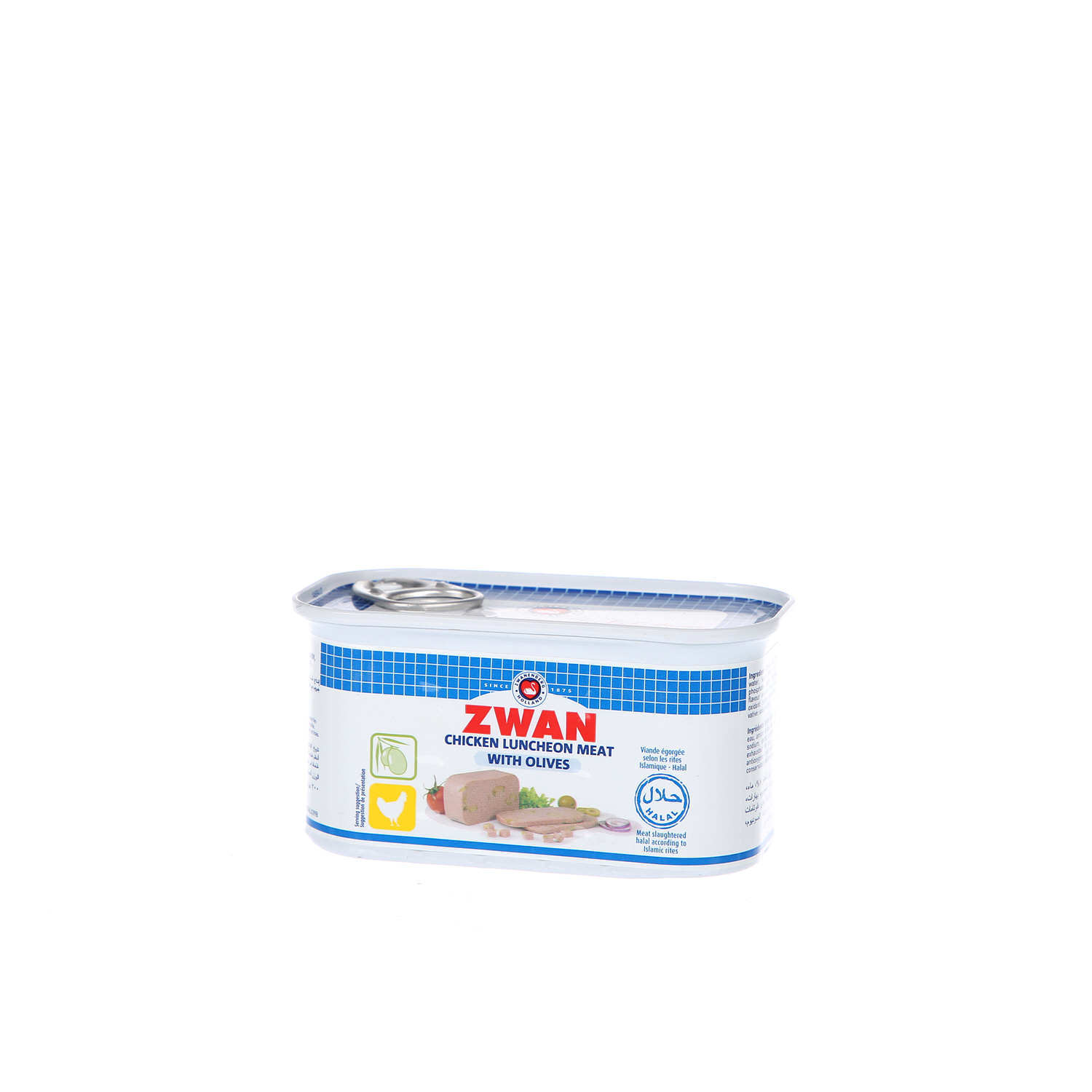 Zwan Chicken Luncheon Meat With Olives 200 g