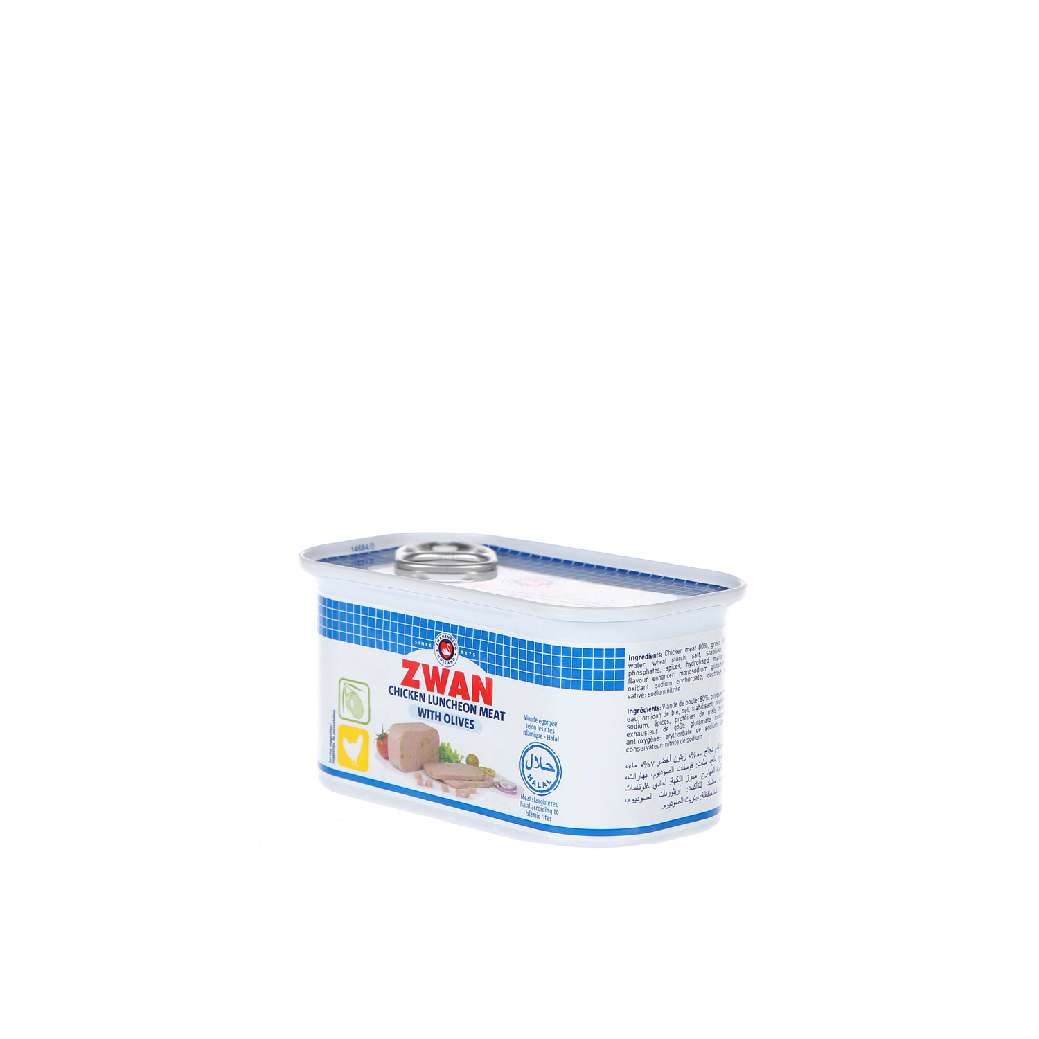 Zwan Chicken Luncheon Meat With Olives 200 g