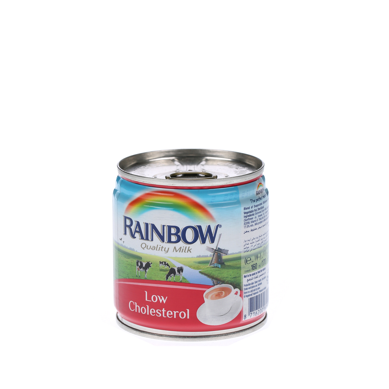 Rainbow Evaporated Milk Low Cholesterol 160g