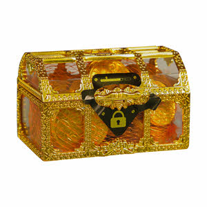 Van Gaudae Coins Chocolate Treasure Chest 150gm