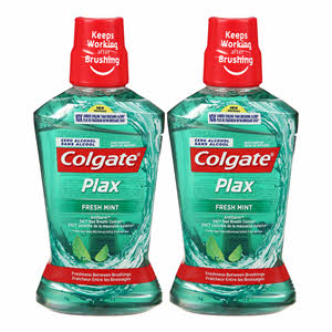 Colgate Plax Mouthwash Freshmint Green 500ml x 2PCS