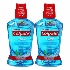 Colgate Plax Mouthwash Peppermint  Blue 500ml x 2PCS