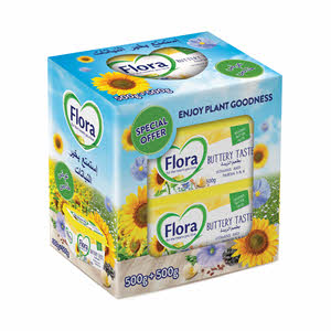 Flora Margarine Butter 500gm × 2PCS