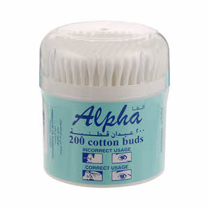 Alpha Cotton Buds 200 Buds