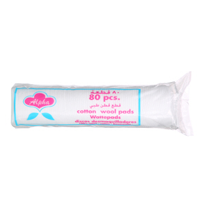 Alpha Cotton Wool Pads 80 Pads