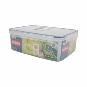 Komax Biokips Food Container Clear/Blue 5.2Ltr