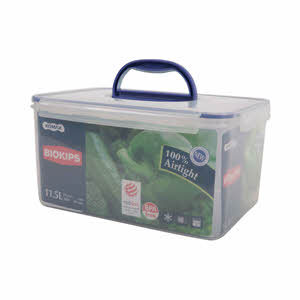 Komax Biokips Food Container Clear/Blue 11.5Ltr