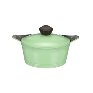 نيوفلام آني وعاء طبخ سيراميك باللون الأخضر 22 سم