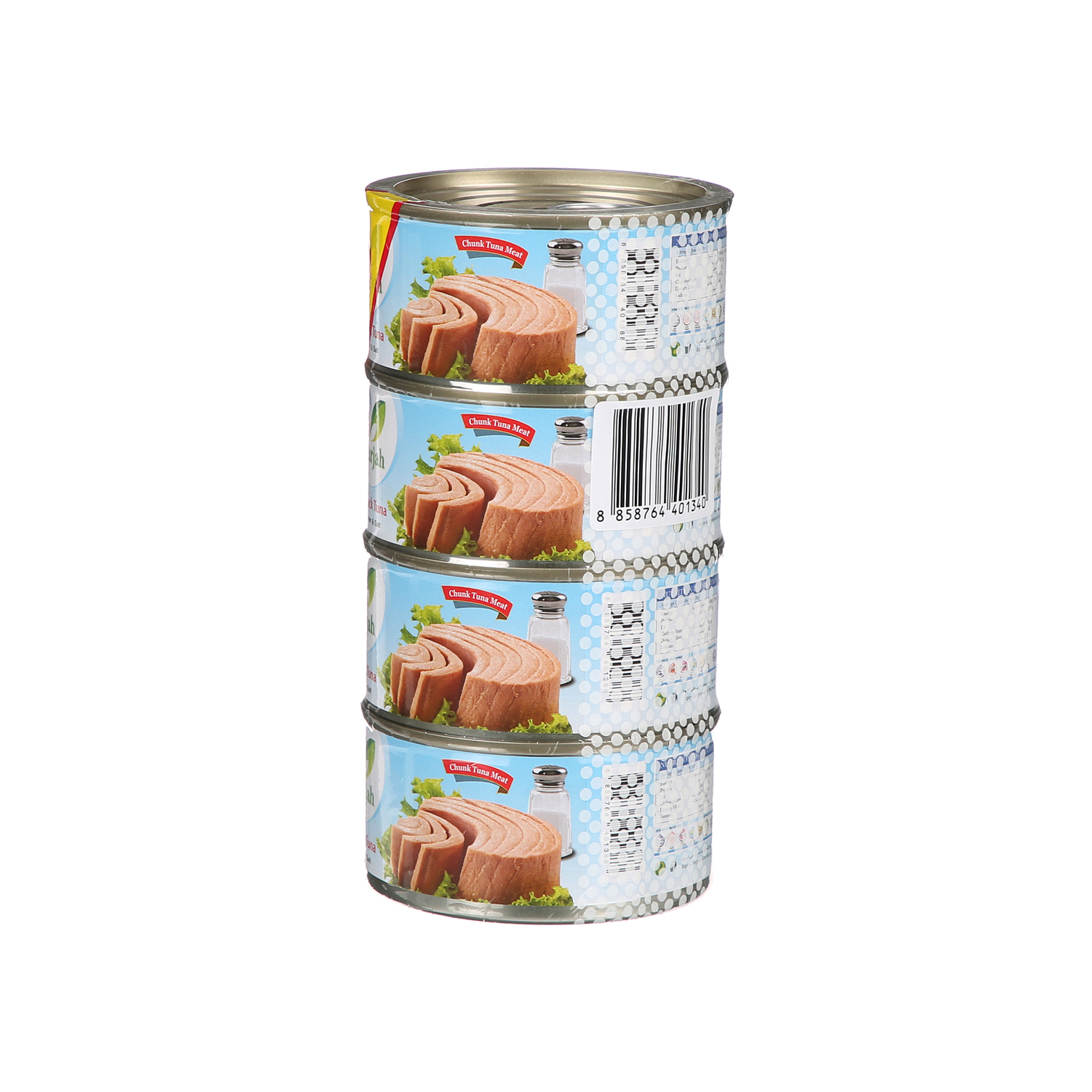 Sharjah Coop Skipjack Tuna Water & Salt 185 g × 4 Pack