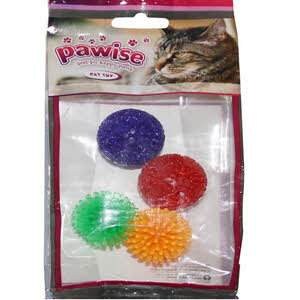 Pawise Glitter Ball 4Pcs.