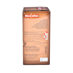 ماك كوفي قهوة  3 في 1 بالكراميل 18 جرام