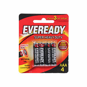 Eveready Battery Super Heavy Duty Black 1212 Bp