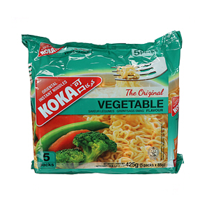 Koka Noodles Vegetable 85 g × 5 Pack