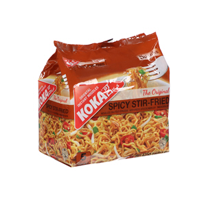 Koka Noodles Spicy Stir Fried 85 g × 5 Pack