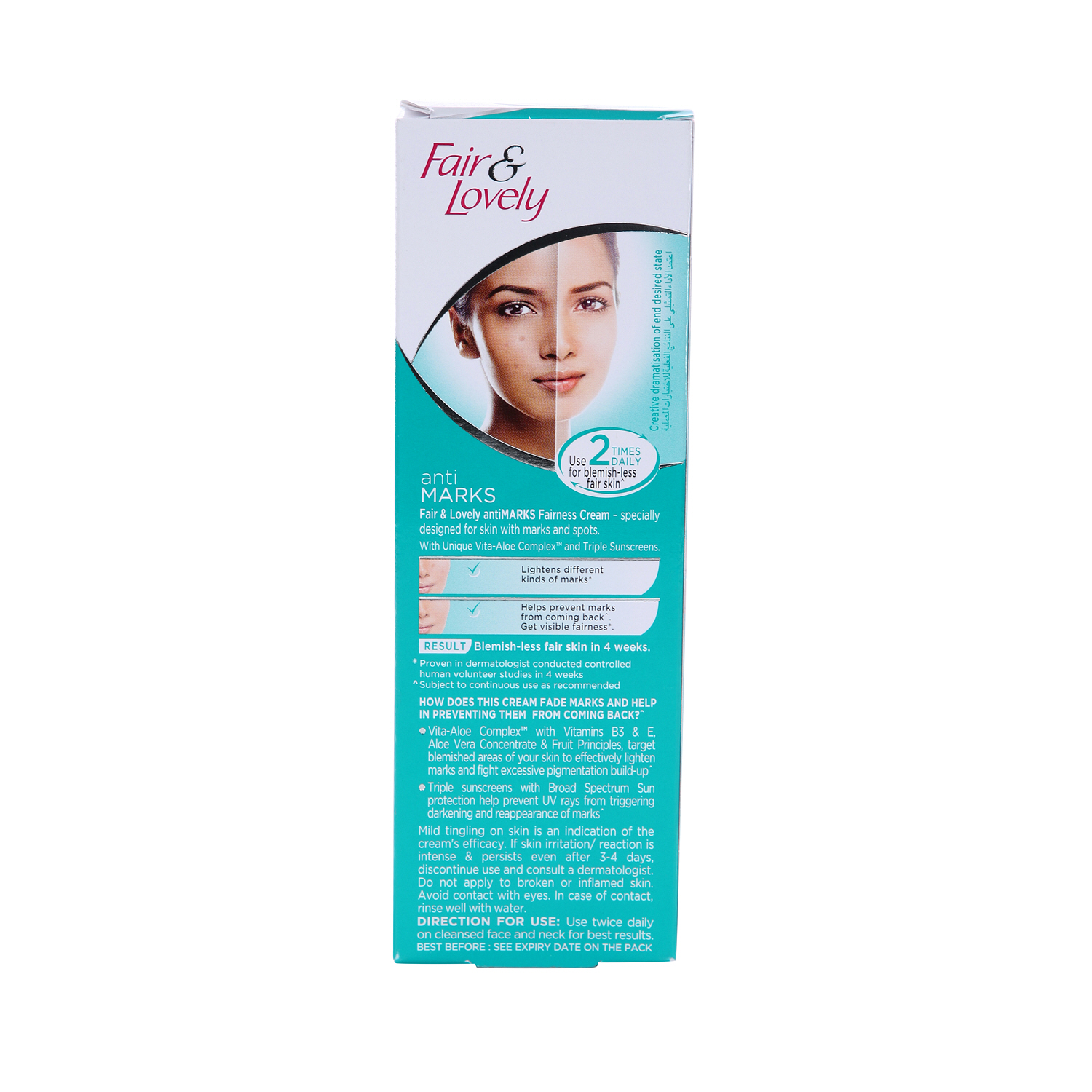 Fair & Lovely Anti Marks For Blemish-less Fair Skin 100gm