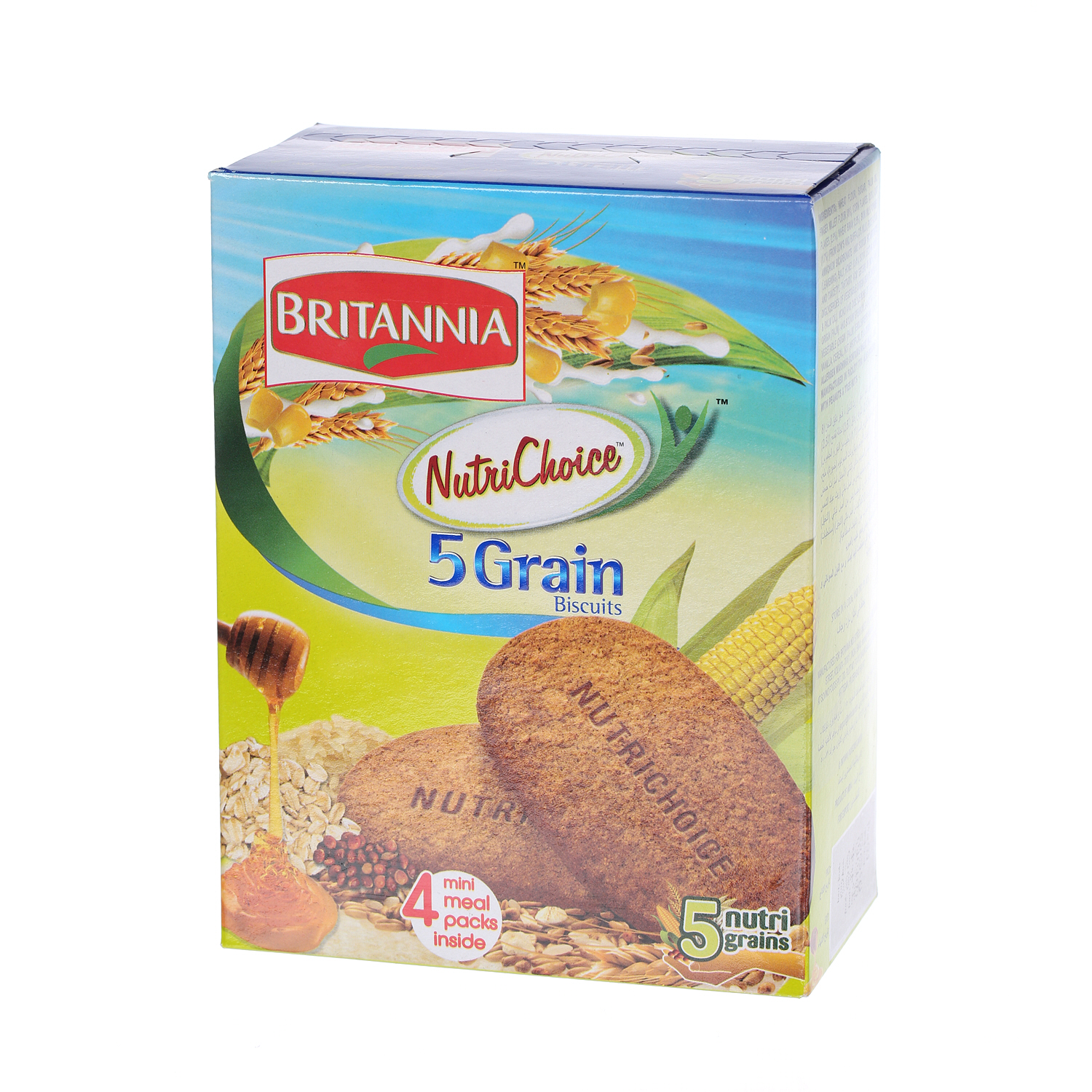 Britannia Nutri Choice Five Grain 200gm × 5'S