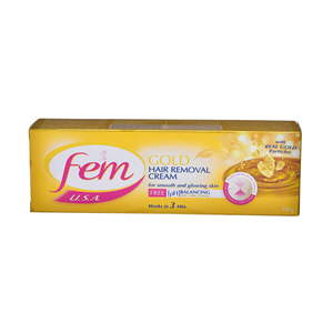 Fem Gold Hair Removal Cream Smooth & Glow 110 g