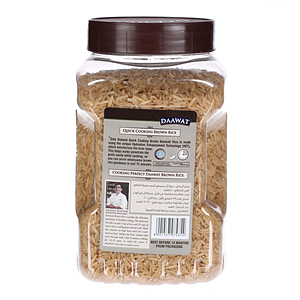 Daawat Basmati Rice Quick Cooking Brown 1 Kg