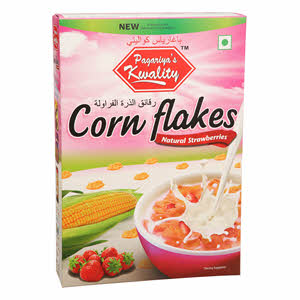 Kwality Corn Flakes Strawberry 375gm