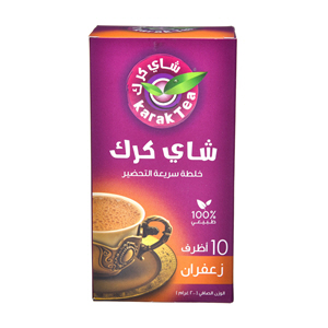 ايزيس شاي كرك بالزعفران 20 جرام × 10 ظرف شاي
