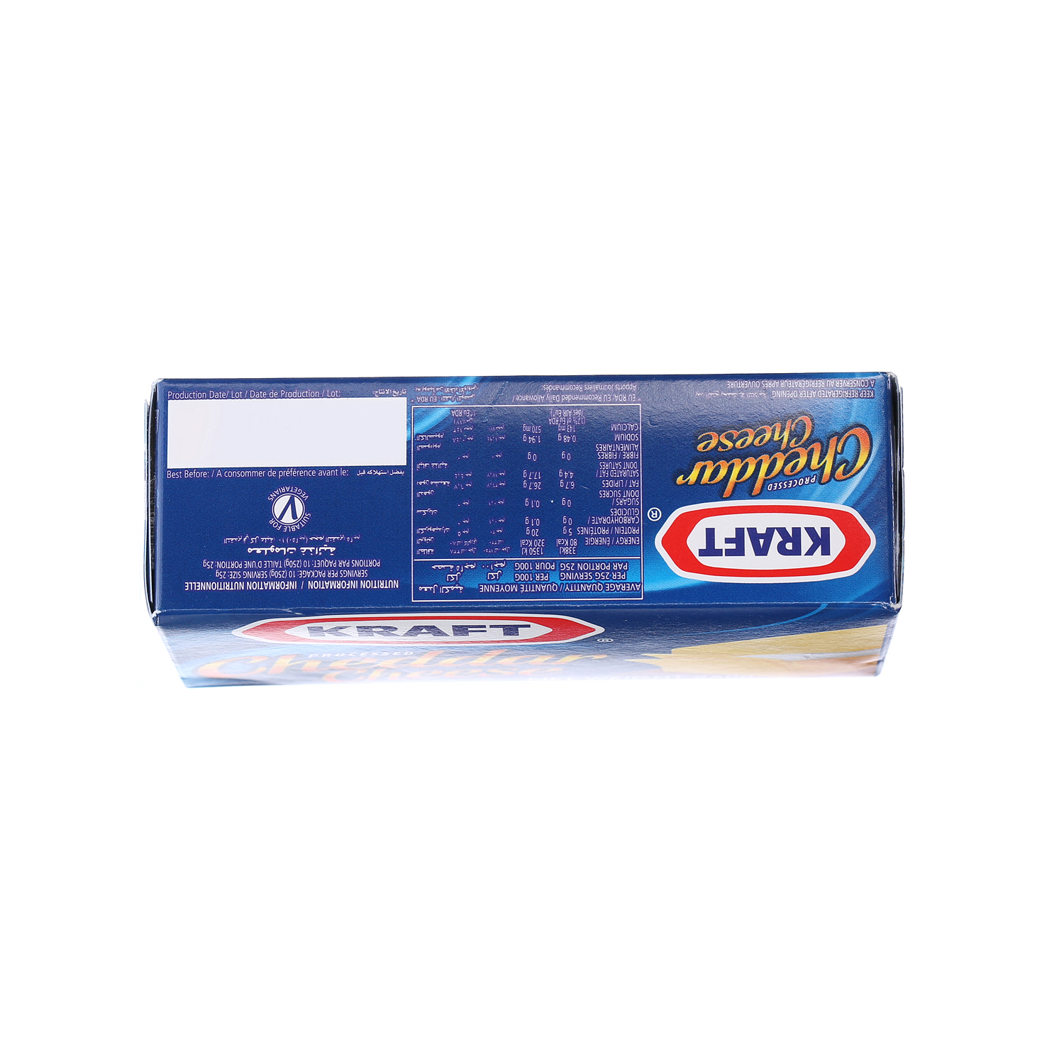 Kraft Cheddar Cheese Full Fat 250 g