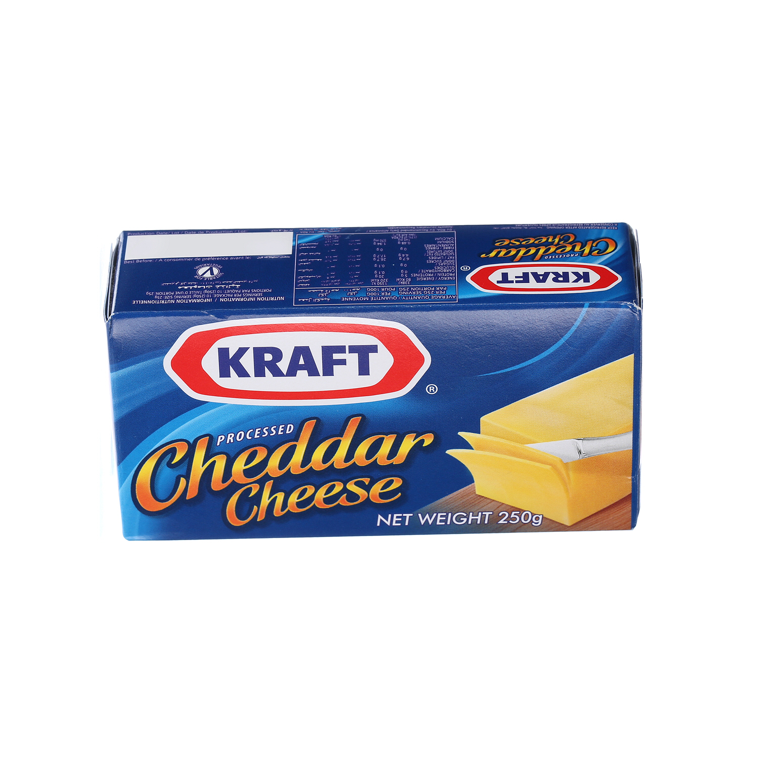 Kraft Cheddar Cheese Full Fat 250 g