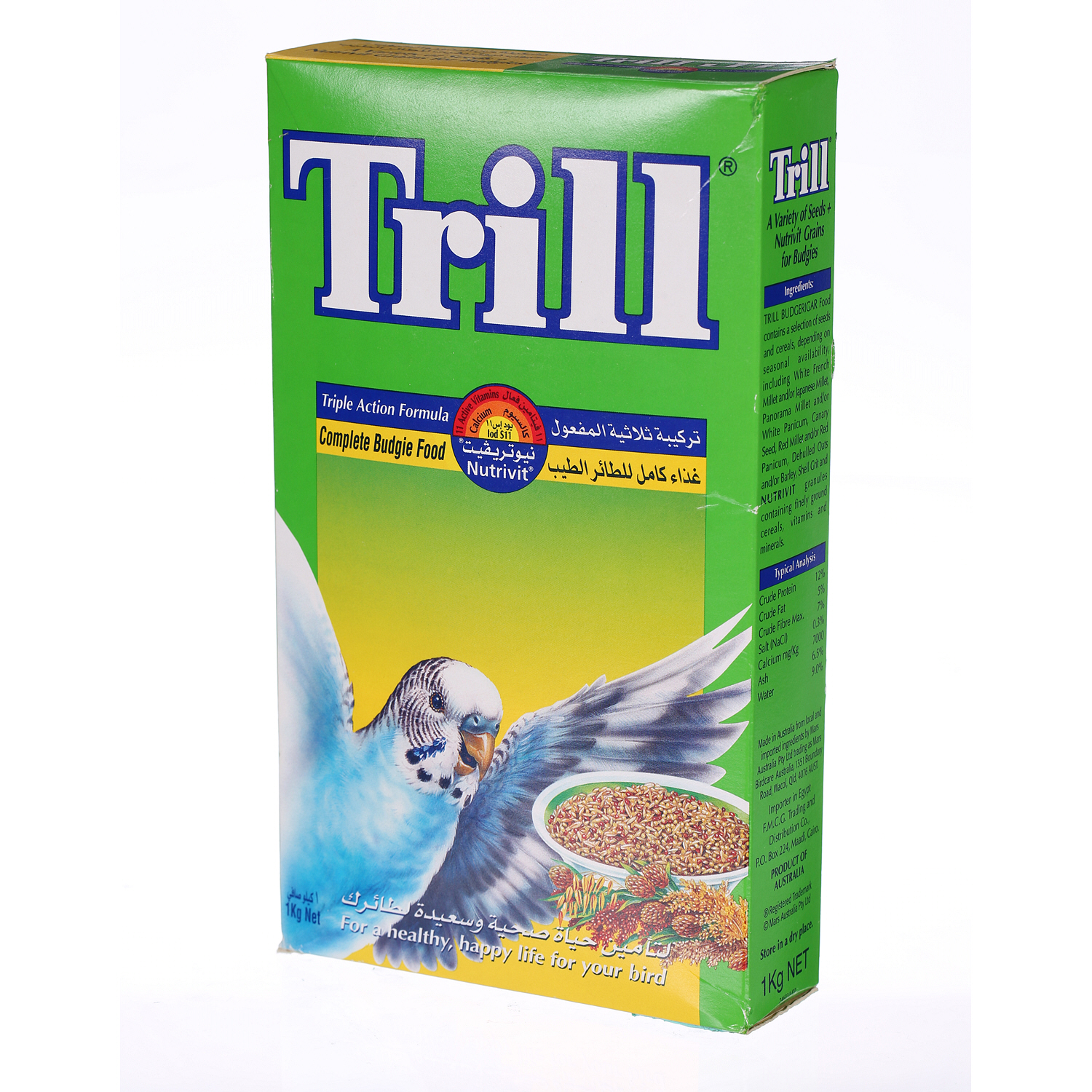 Trill Budgie Seeds 1 Kg