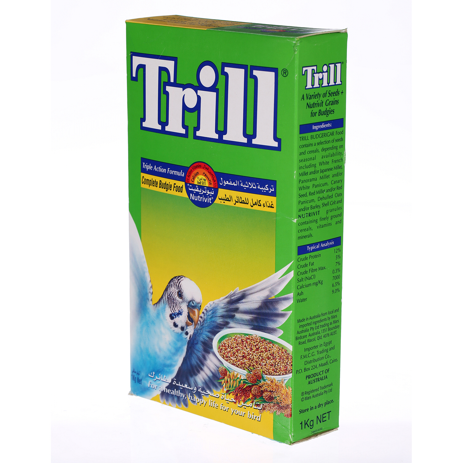 Trill Budgie Seeds 1 Kg