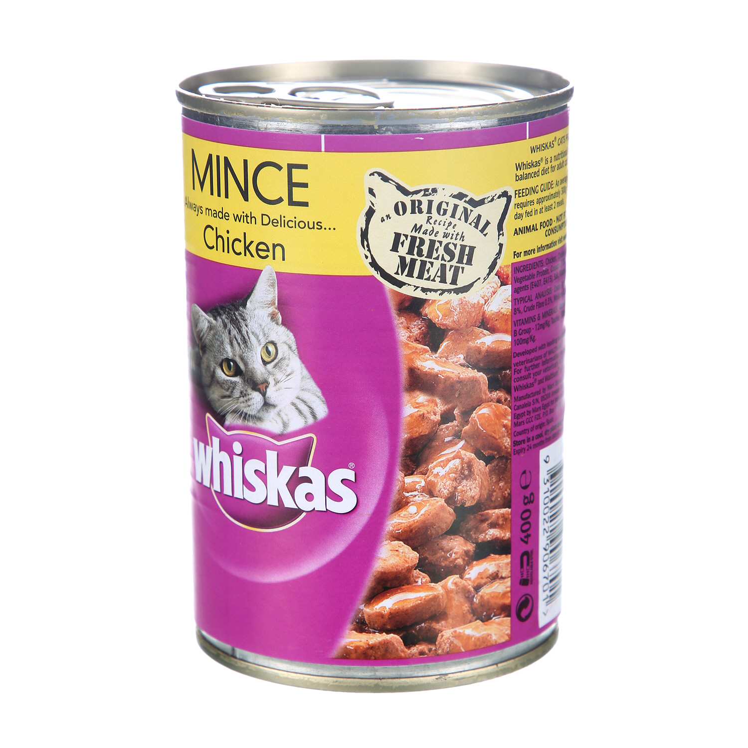 Whiskas Tasty Mince Chicken 400 g