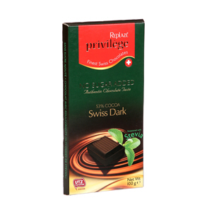 Replaze Dark Chocalate 53% Stevia 100 g