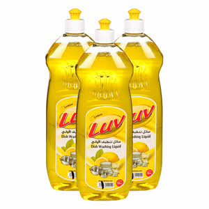 Luv Dish Wash Liquiduid 3X725Ml